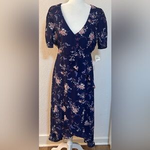 Spirit of Grace Blue Floral Dress Size Medium NWT